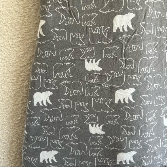 Gunamuna Baby Sleepsack Bamboo Wearable Blanket Gray Polar Bear Size 3-9 Months - Picture 10 of 10